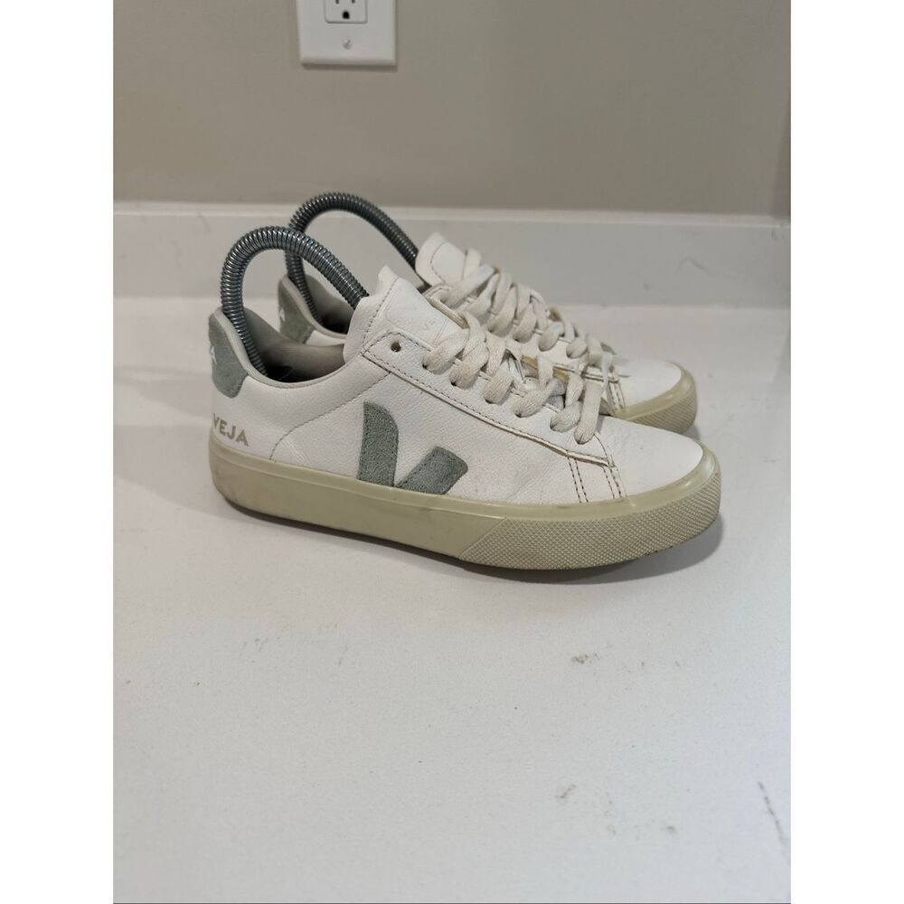 Veja Campo White Casual Leather Sneakers Shoes Women’s Size 5